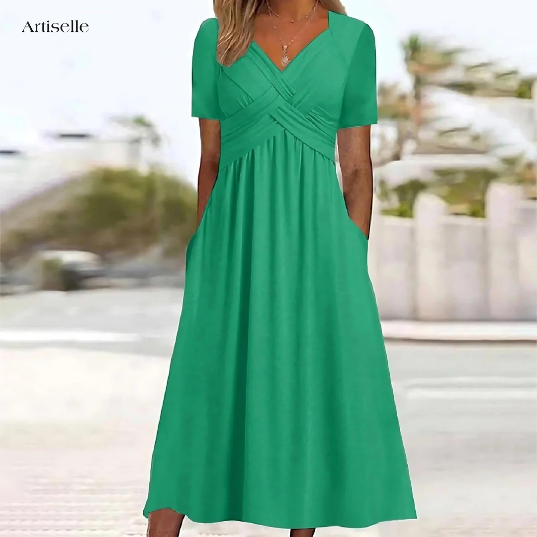 Artiselle® | Elegant Dress with Tummy Coverage