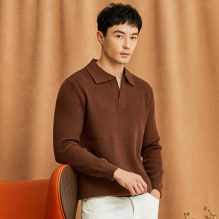 Belmont Wool Polo Sweater
