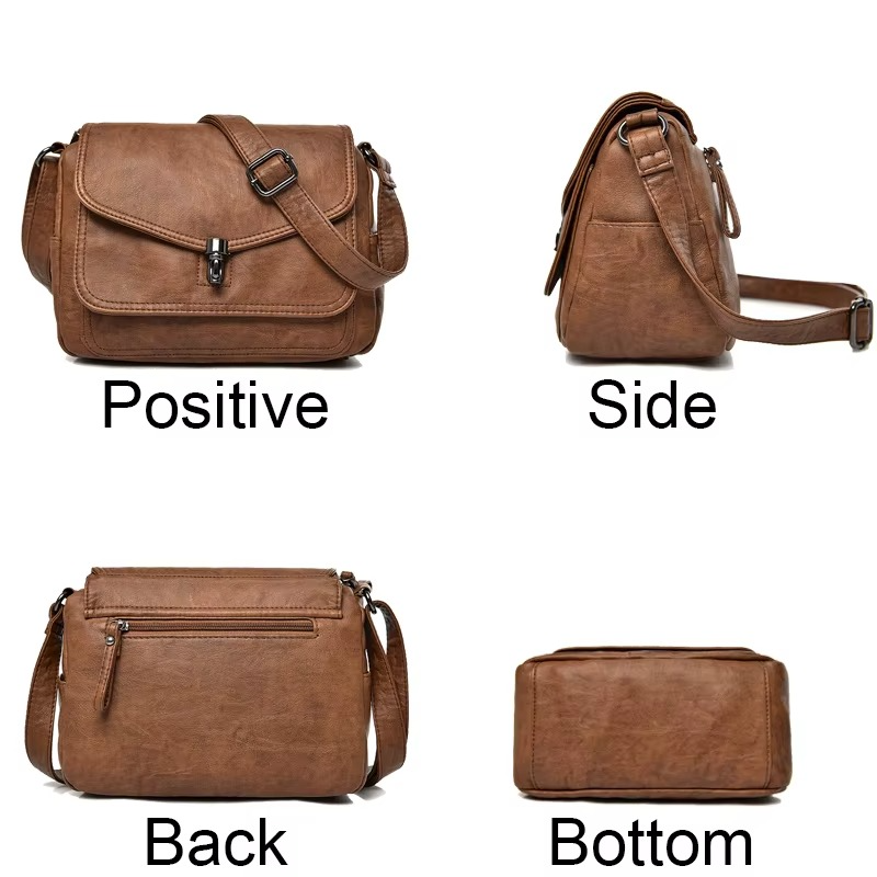 Cambria® | Flap Buckle Shoulder Bag