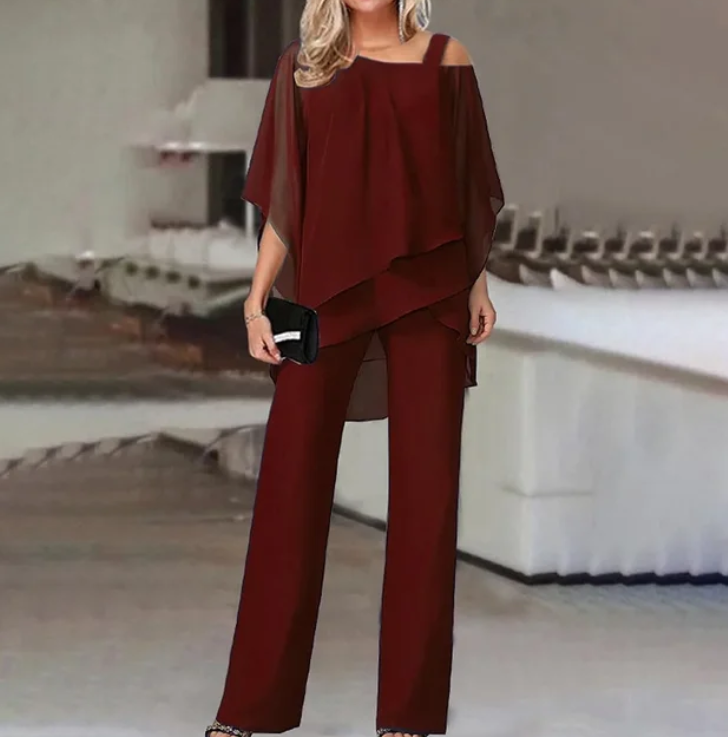 Elarisse® | Luxe Draped Formal Ensemble